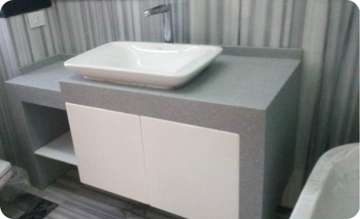 A Corian bathroom
